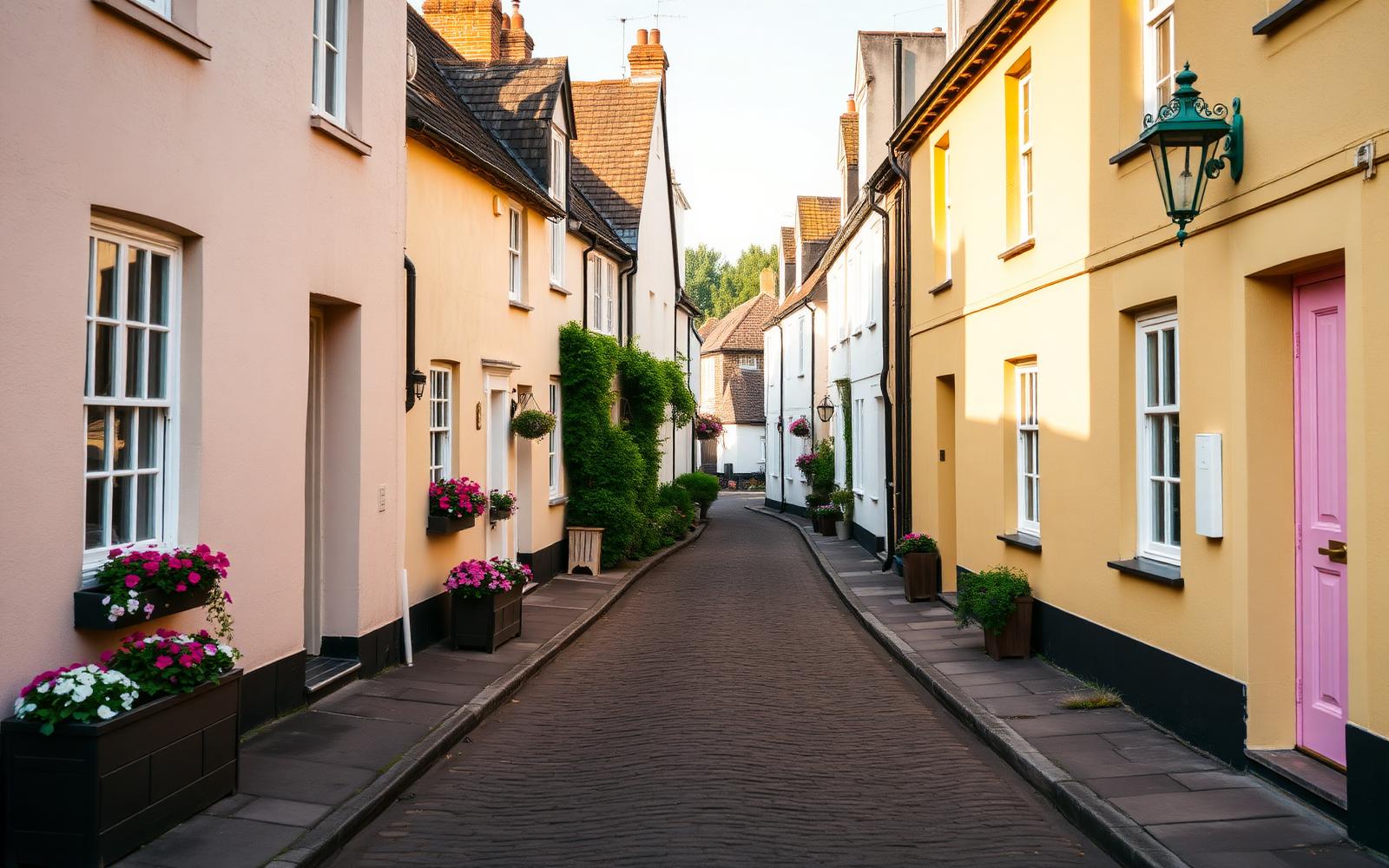Quiet UK village street